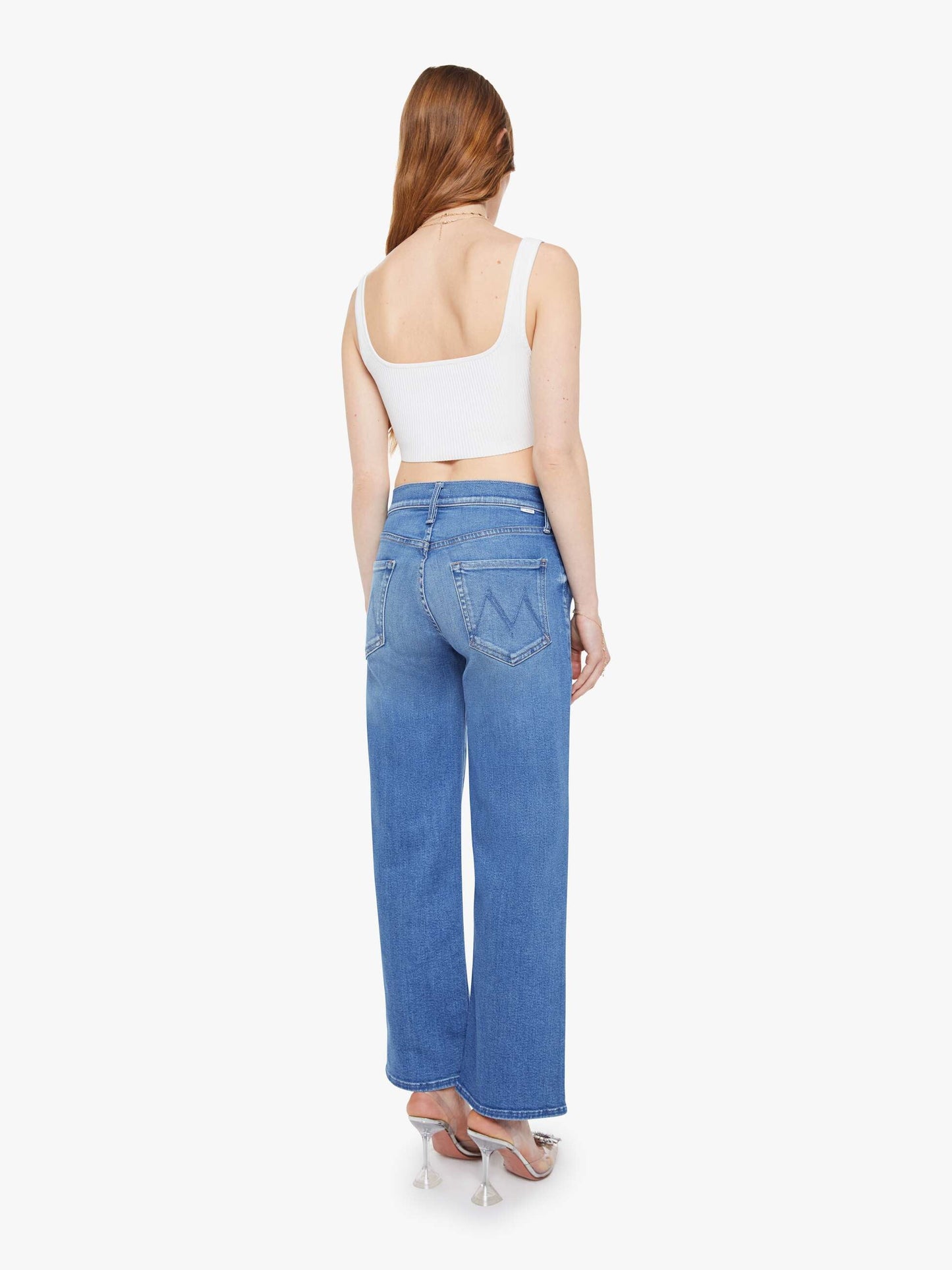 Mother Denim Women The Mid Rise Rambler Zip Ankle