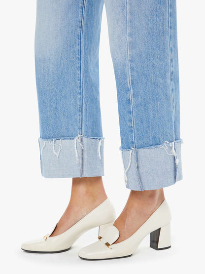 Mother Denim Women The Half-Pipe Ankle Cuff Fray
