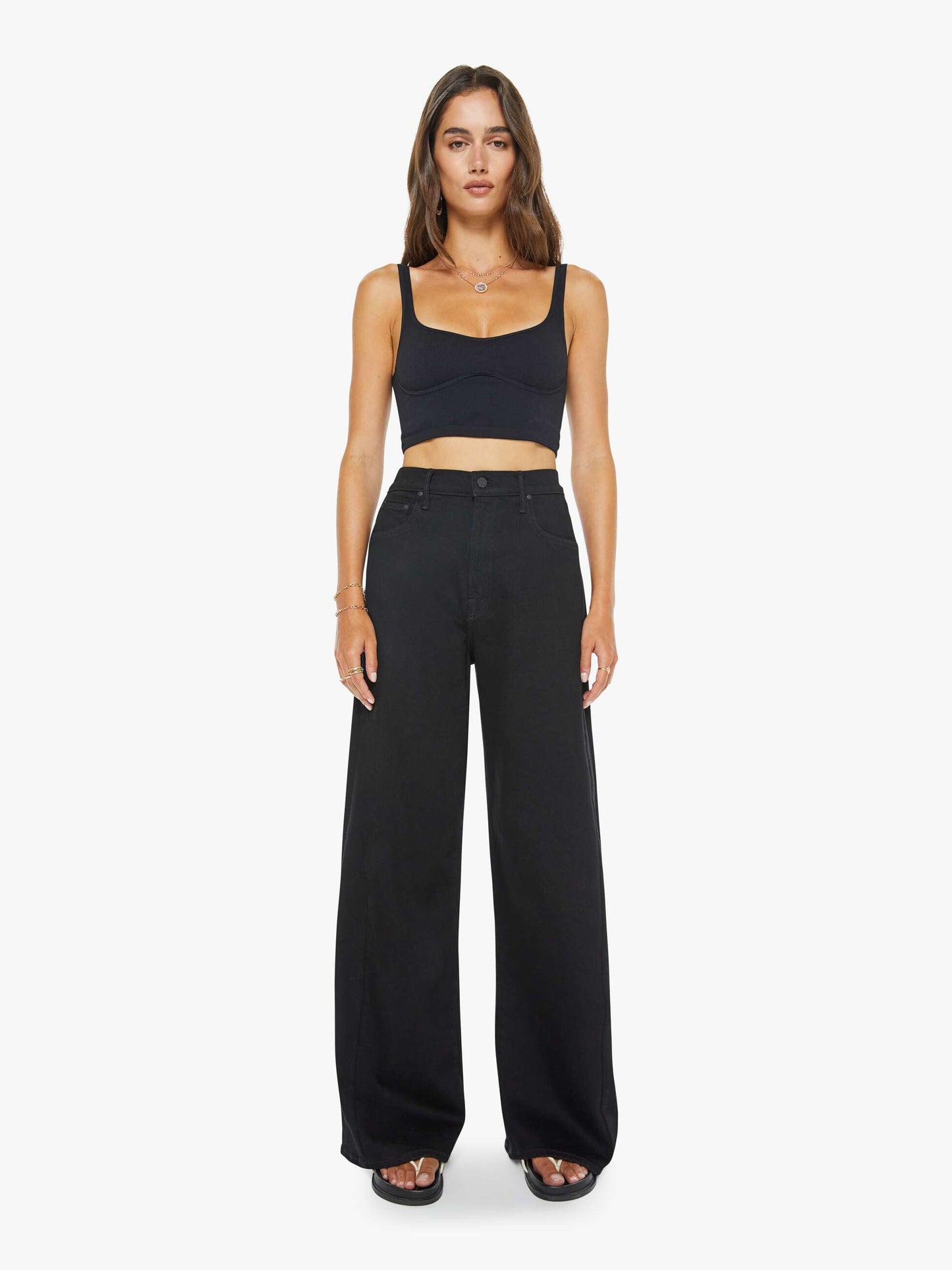 Mother Denim Women The Pipe-Dream Zip Sneak