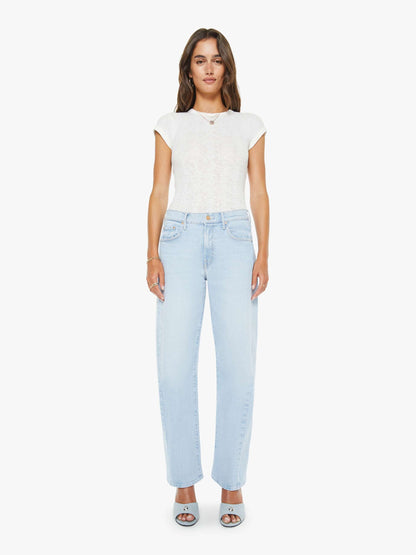 Mother Denim Women The Mid Rise Half-Pipe Hover