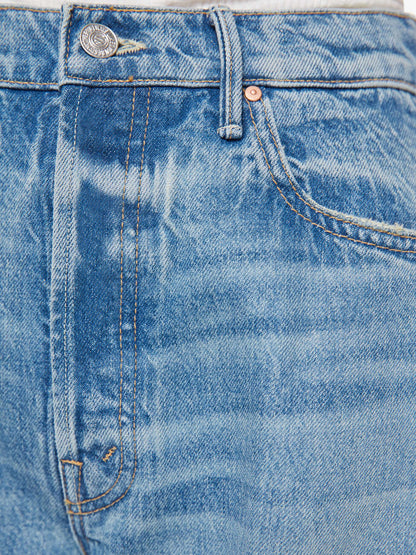Mother Denim Women The Fringe Half-Pipe Button Sneak
