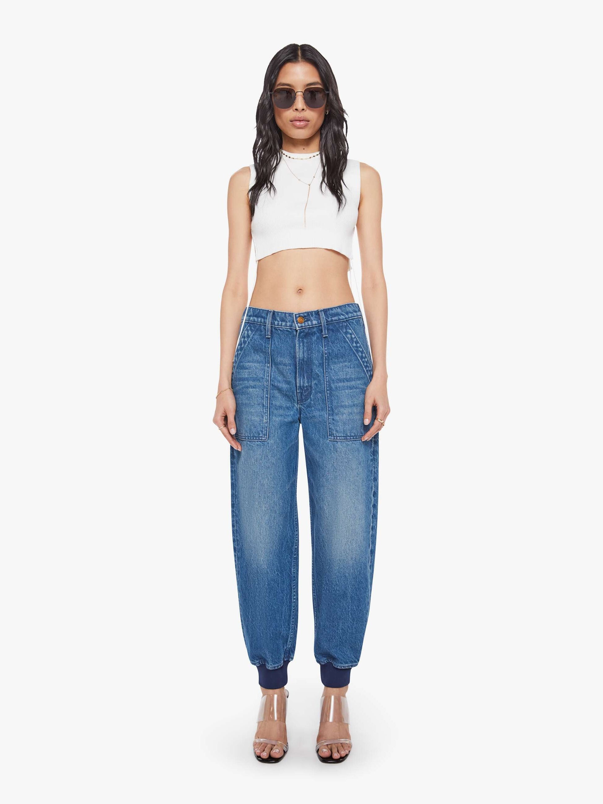 Mother Denim Women SNACKS! The Peeler Jogger Ankle