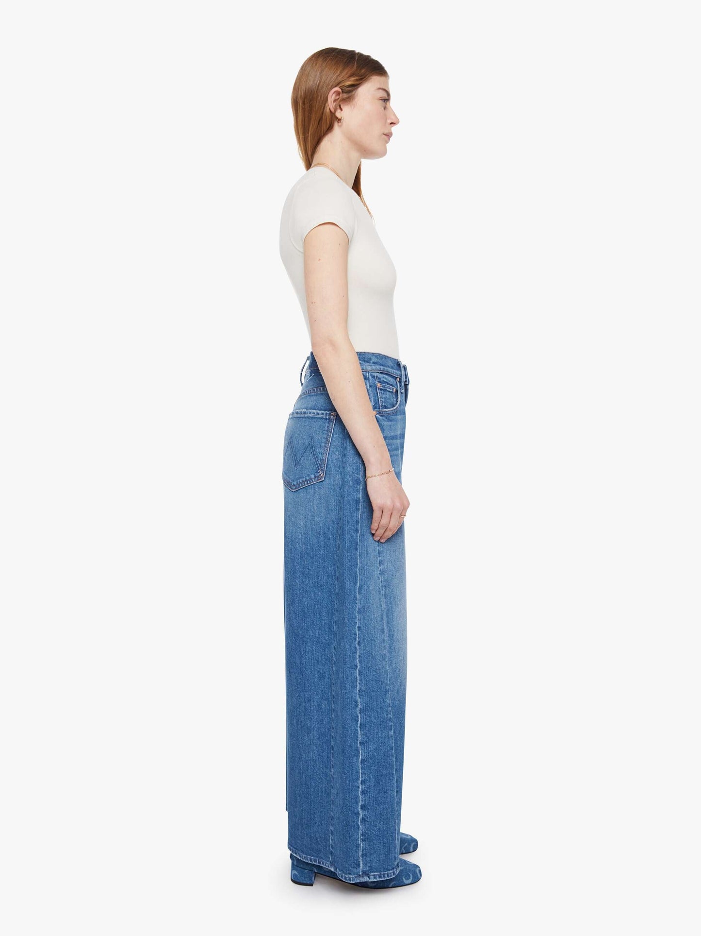 Mother Denim Women The Pipe-Dream Zip Ankle