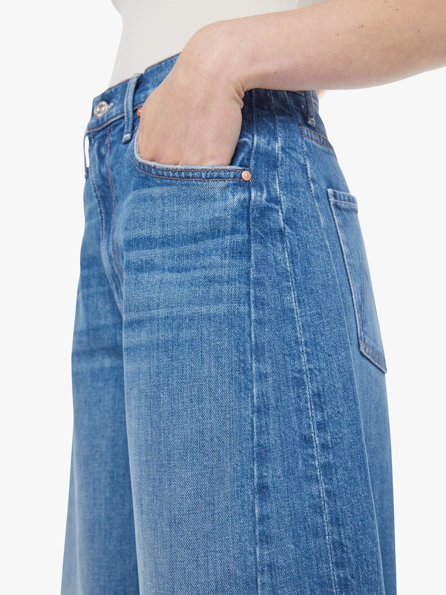 Mother Denim Women The Pipe-Dream Zip Ankle
