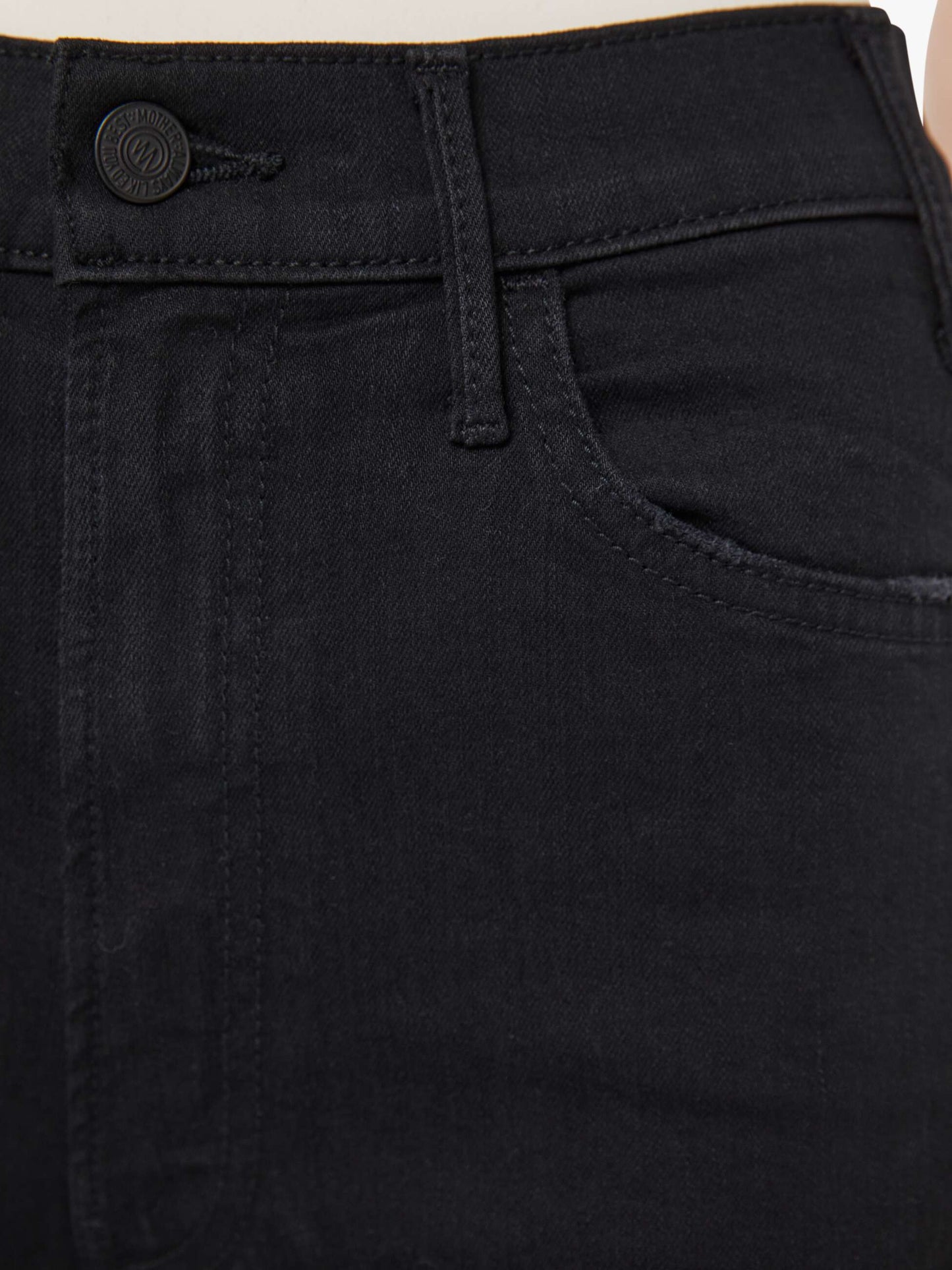 Mother Denim Women The Hustler Ankle Fray