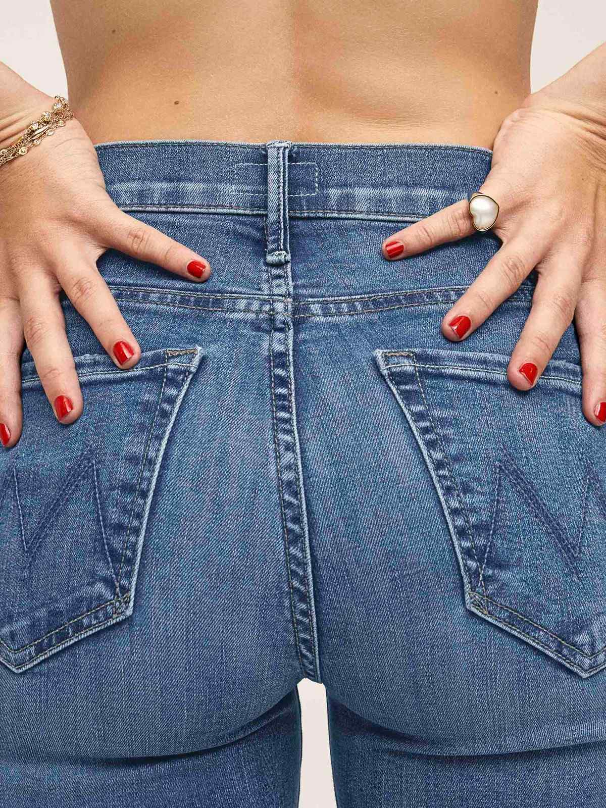 Mother Denim Women PETITES The Lil Hustler Ankle Fray