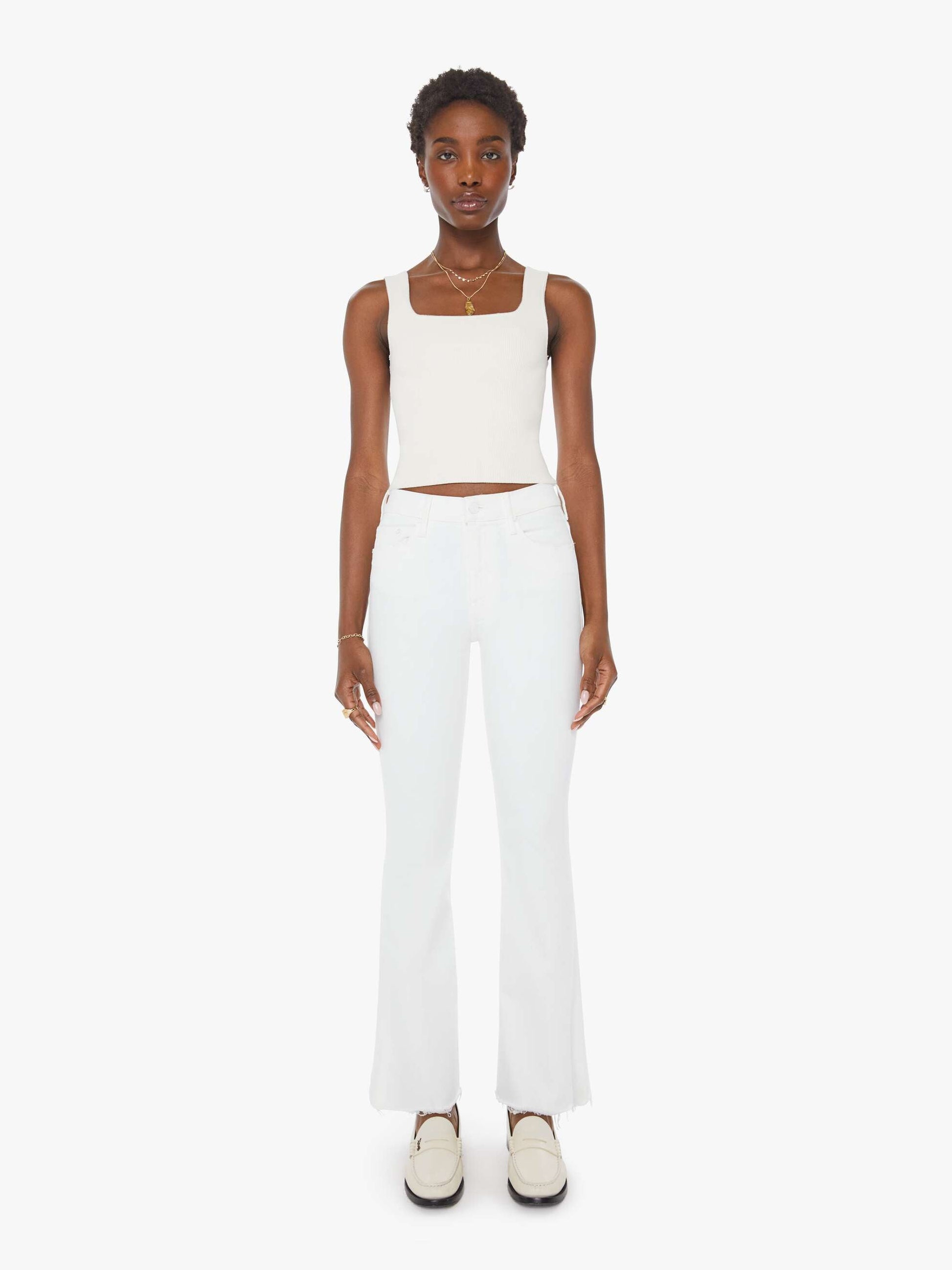 Mother Denim Women The Weekender Fray