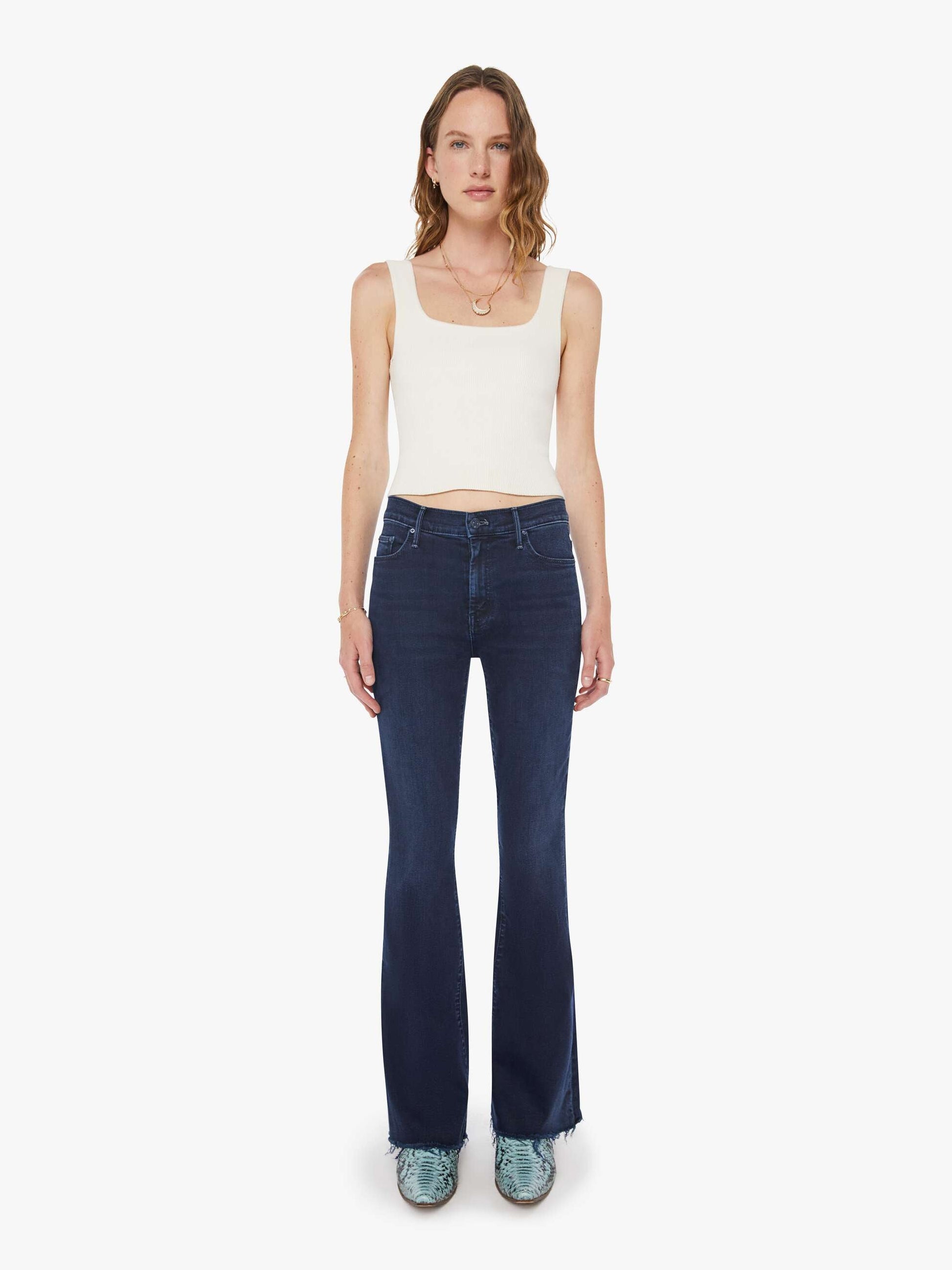 Mother Denim Women The Weekender Fray