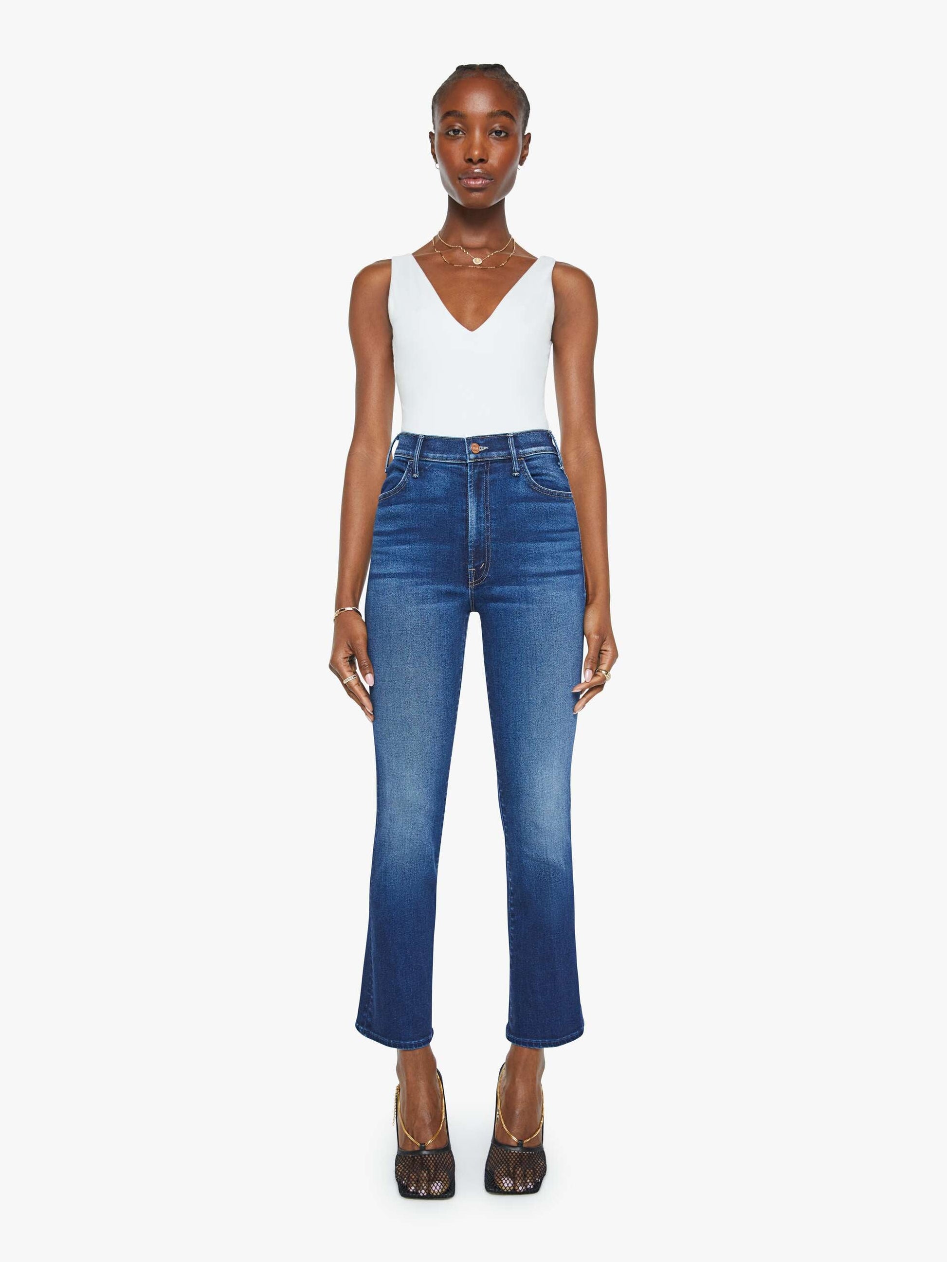 Mother Denim Women The Hustler Ankle