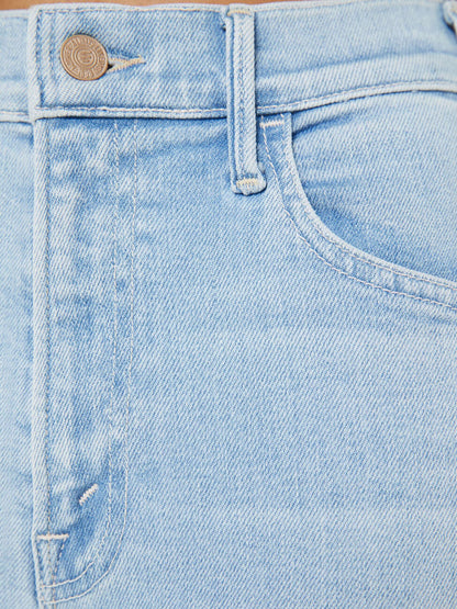 Mother Denim Women PETITES The Lil Hustler Ankle Fray