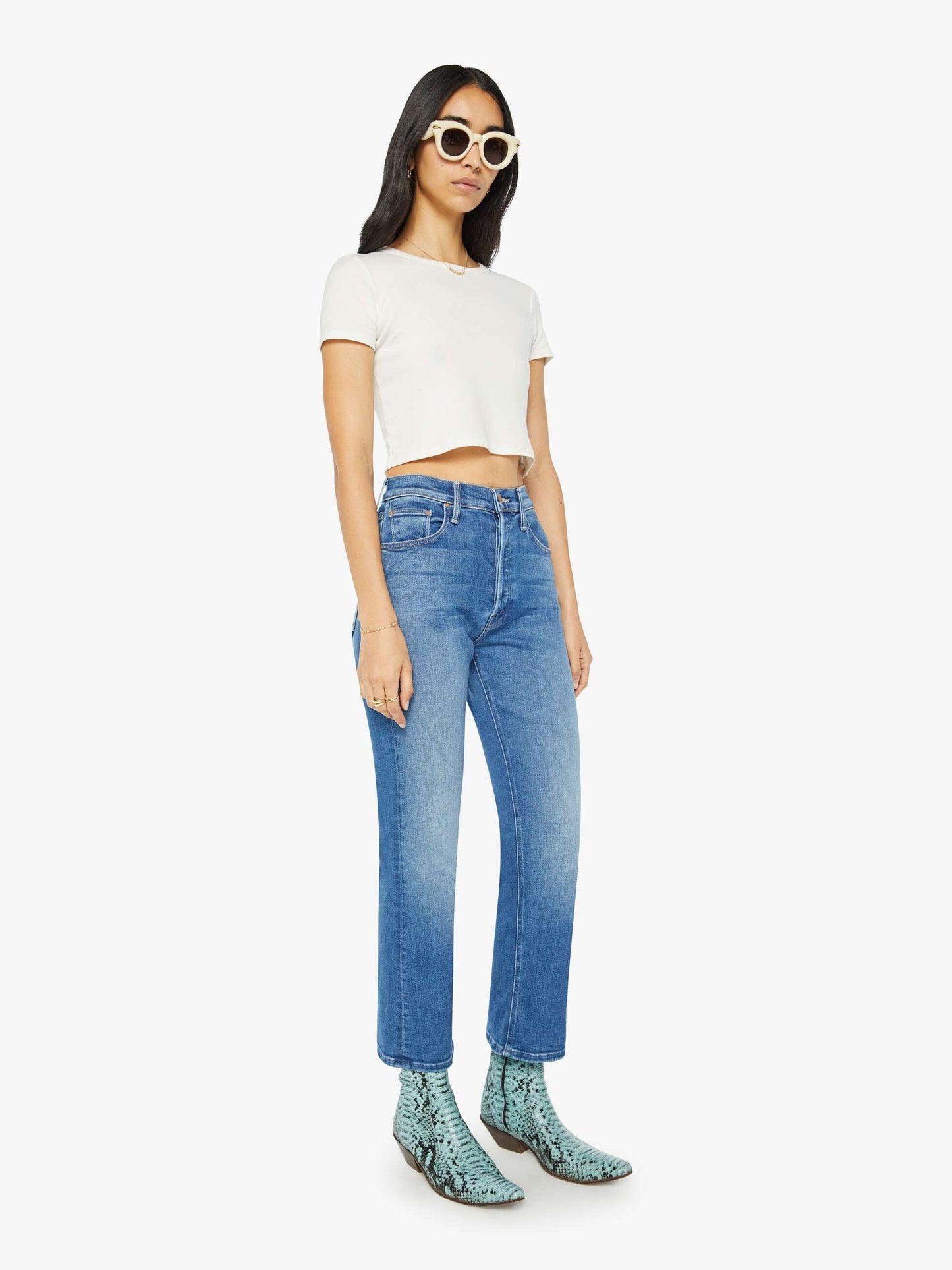 Mother Denim Women The Tripper Ankle