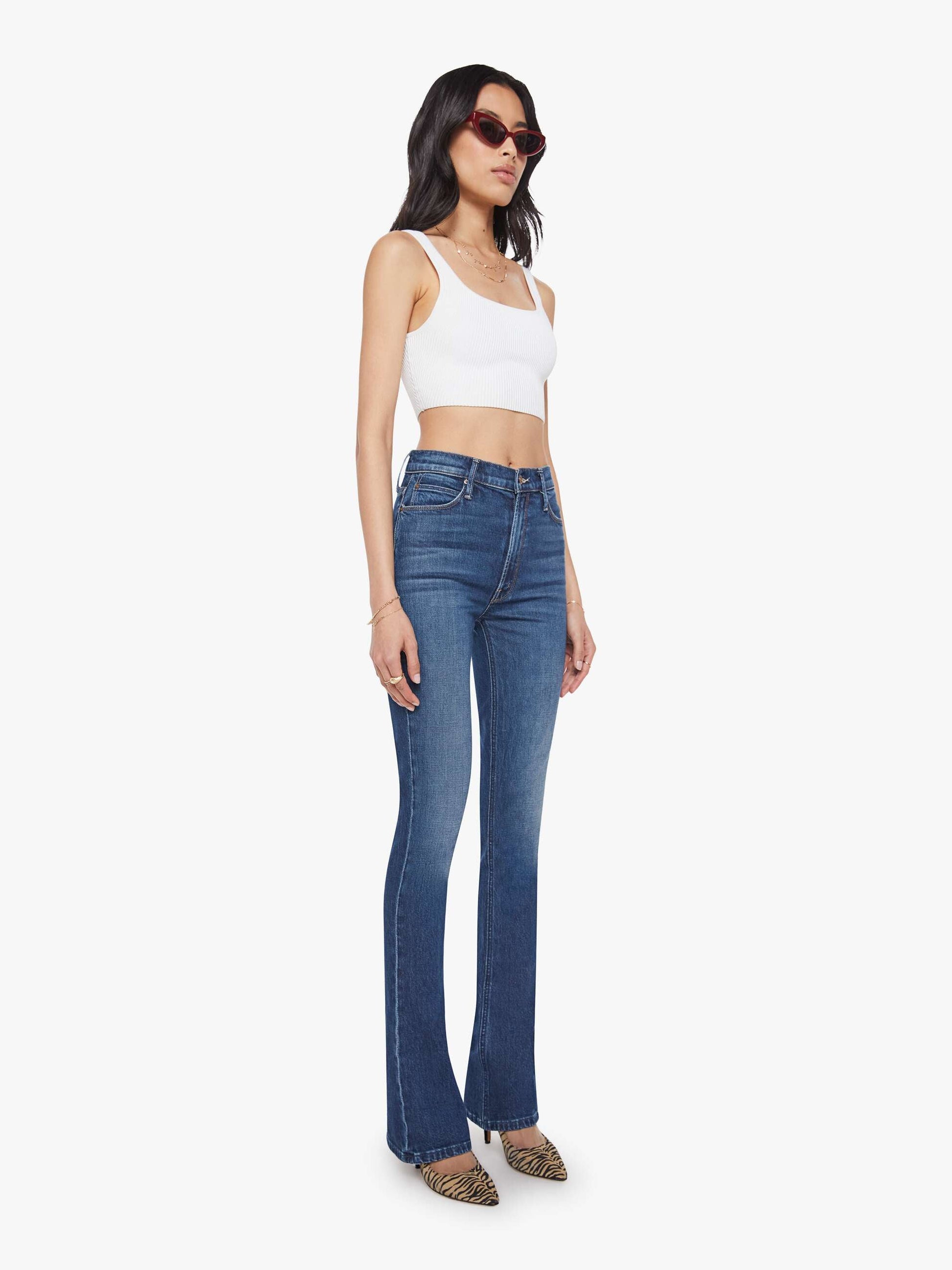 Mother Denim Women High Waisted Runaway