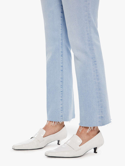Mother Denim Women The Hustler Ankle Fray