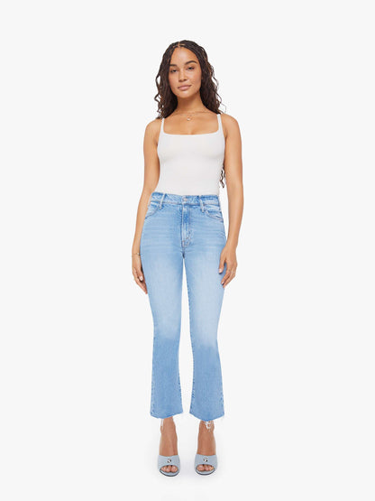 Mother Denim Women PETITES The Lil Hustler Ankle Fray