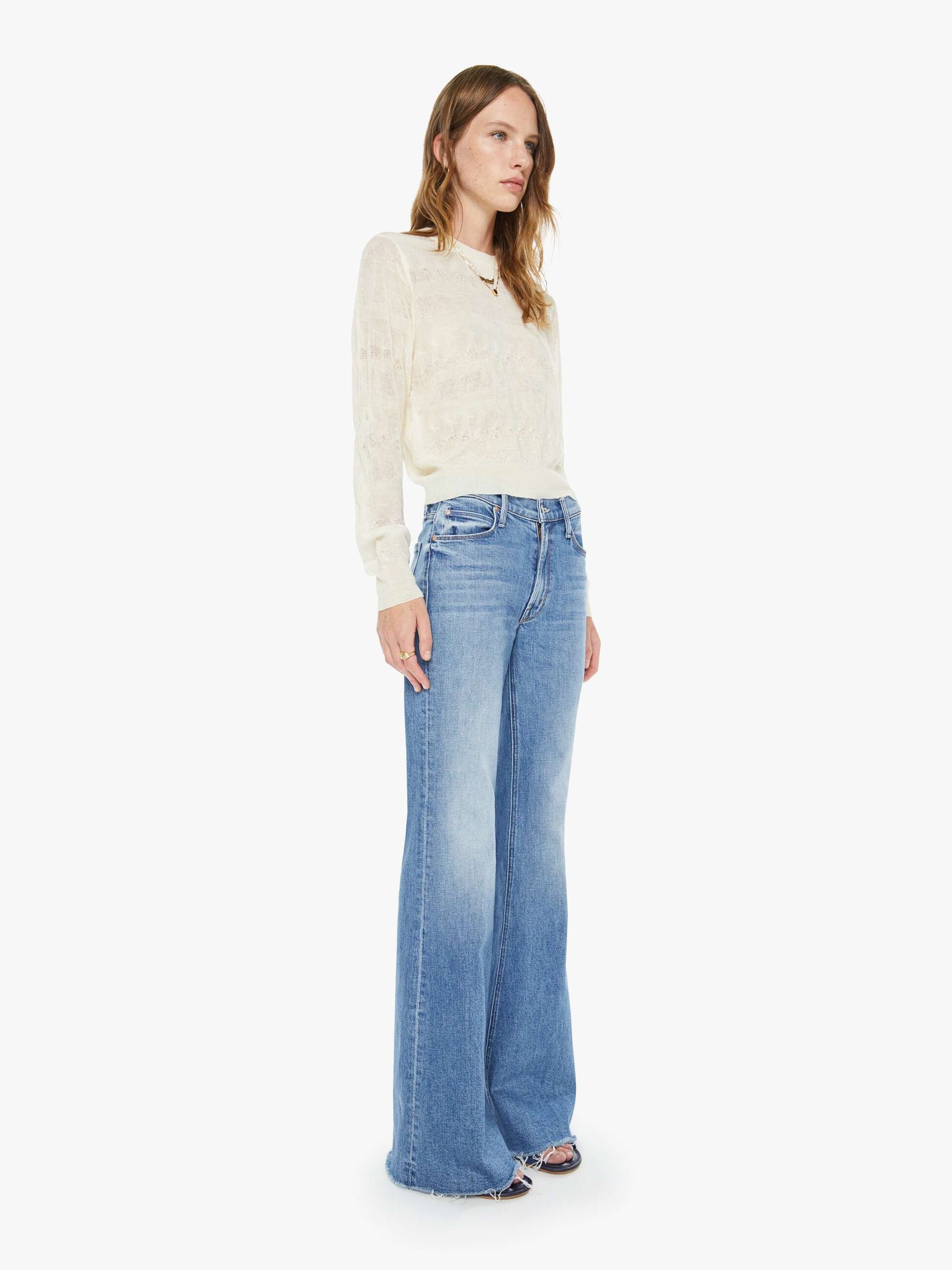 Mother Denim Women The Doozy Fray