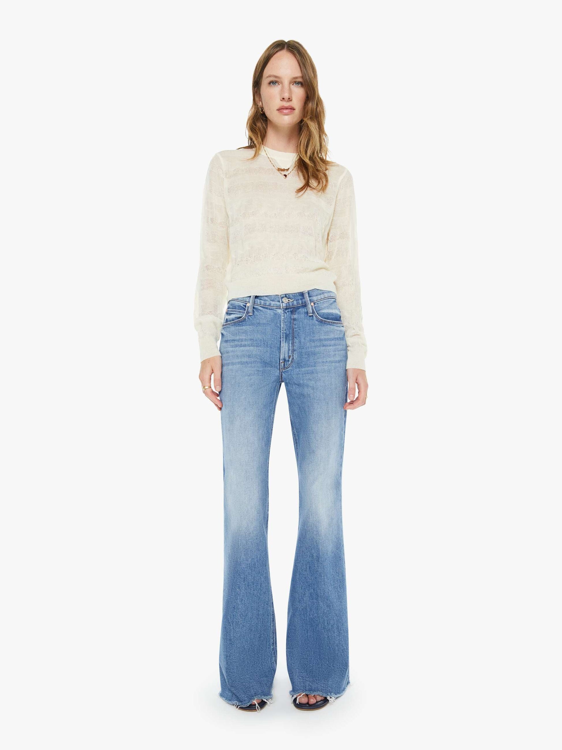 Mother Denim Women The Doozy Fray