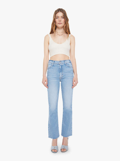 Mother Denim Women The Hustler Ankle Fray