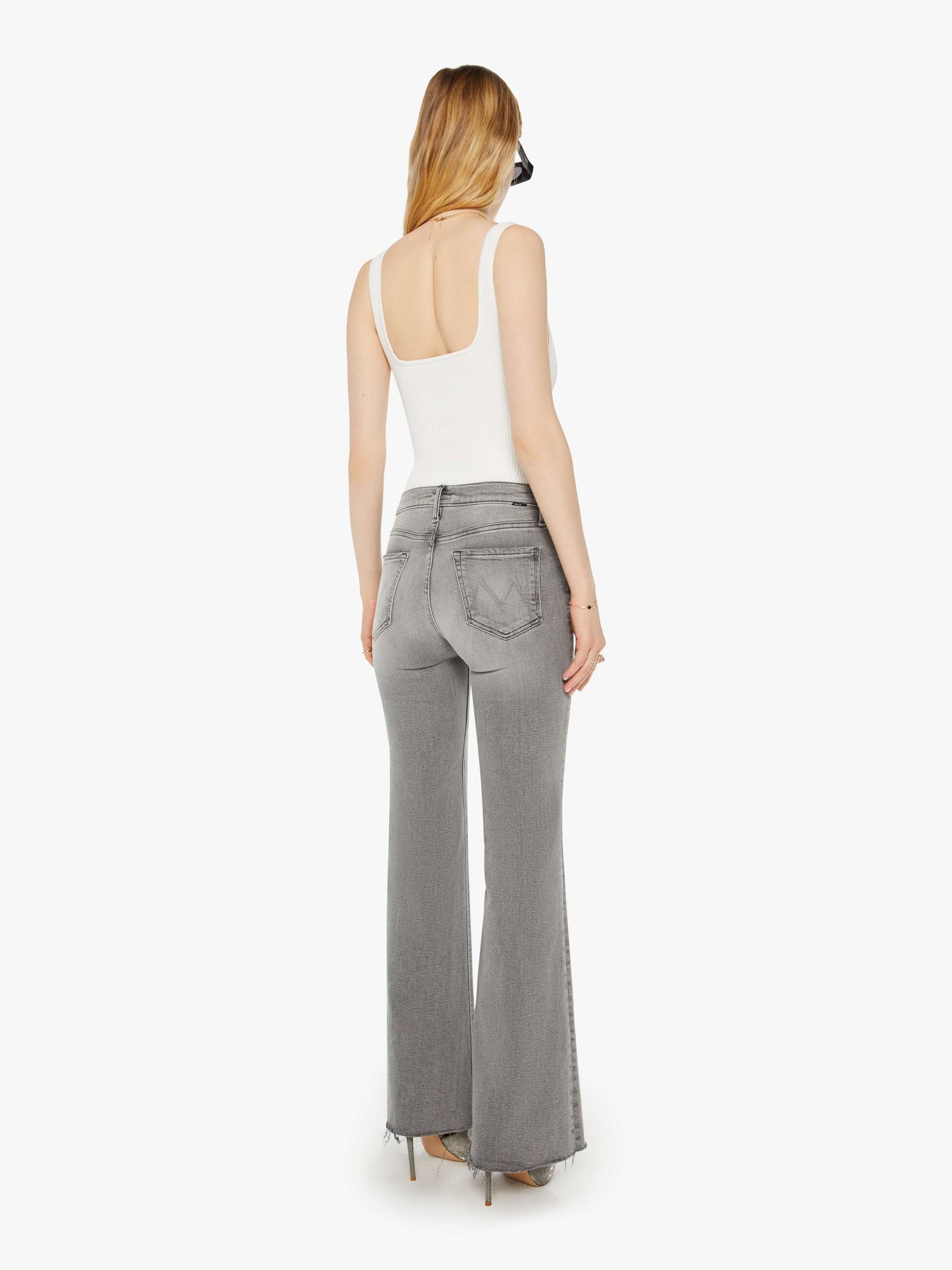 Mother Denim Women The Doozy Sneak Fray
