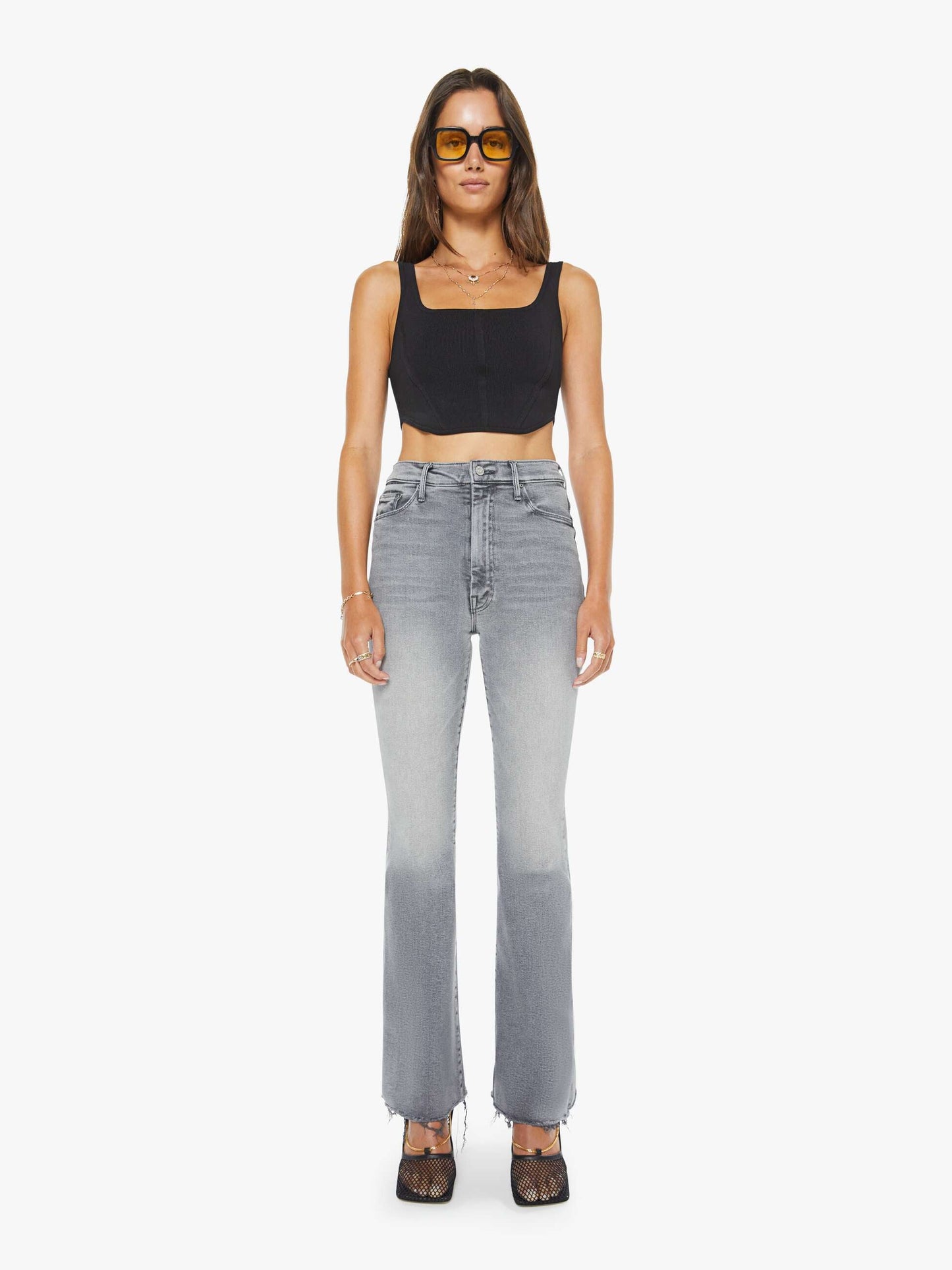 Mother Denim Women High Waisted Weekender Fray
