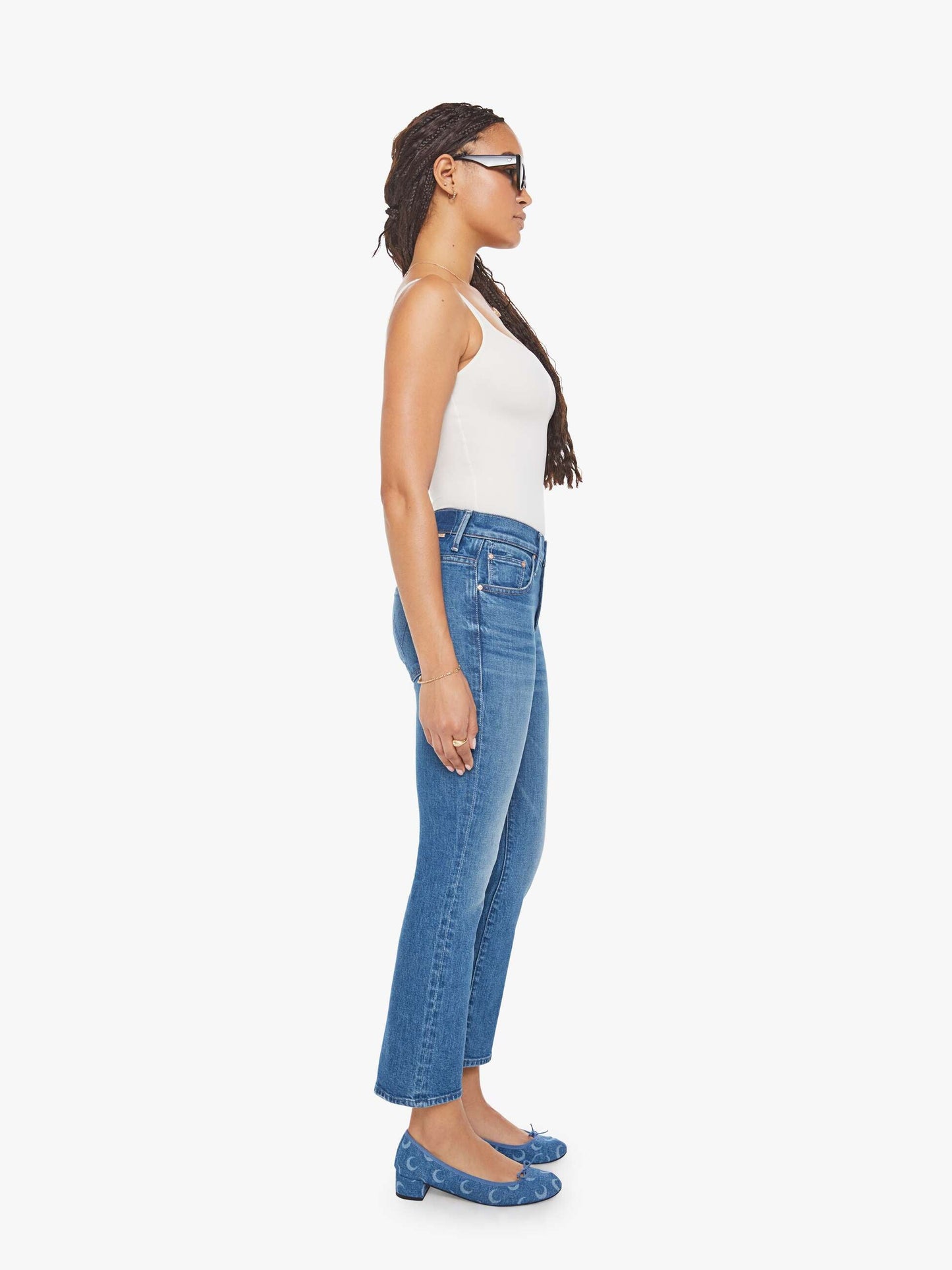 Mother Denim Women PETITES The Lil Insider Ankle