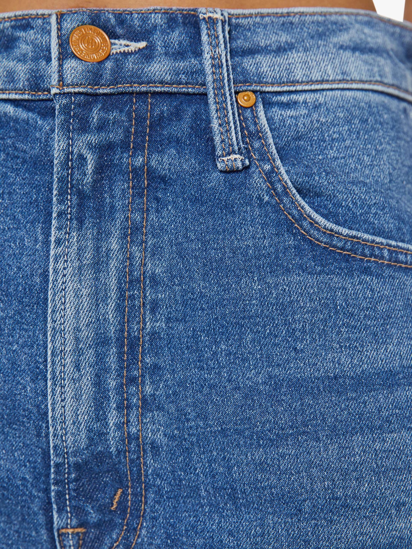Mother Denim Women PETITES The Lil High Waisted Bookie Sneak
