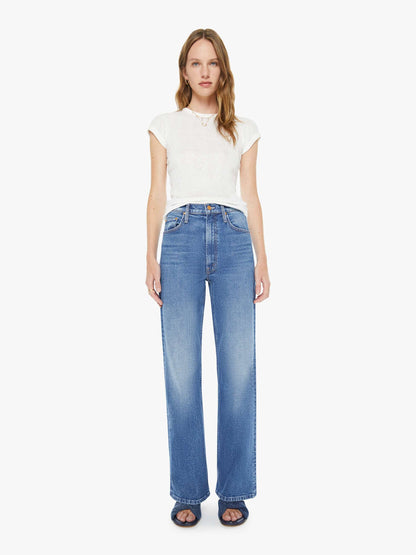 Mother Denim Women High Waisted Bookie Sneak