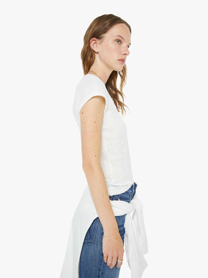 Mother Denim Women High Waisted Bookie Sneak