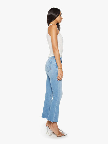 Mother Denim Women The Outsider Flood Fray