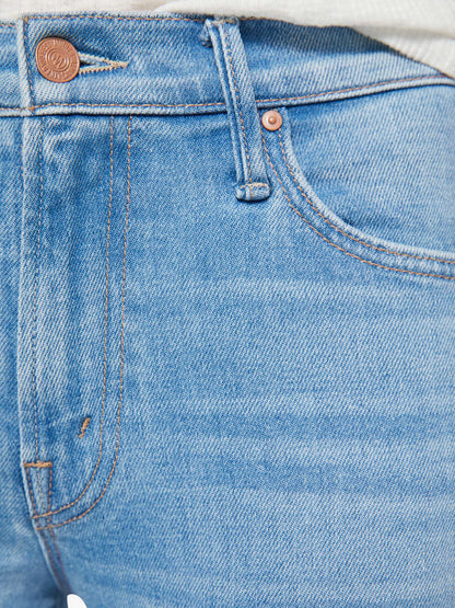 Mother Denim Women The Outsider Flood Fray