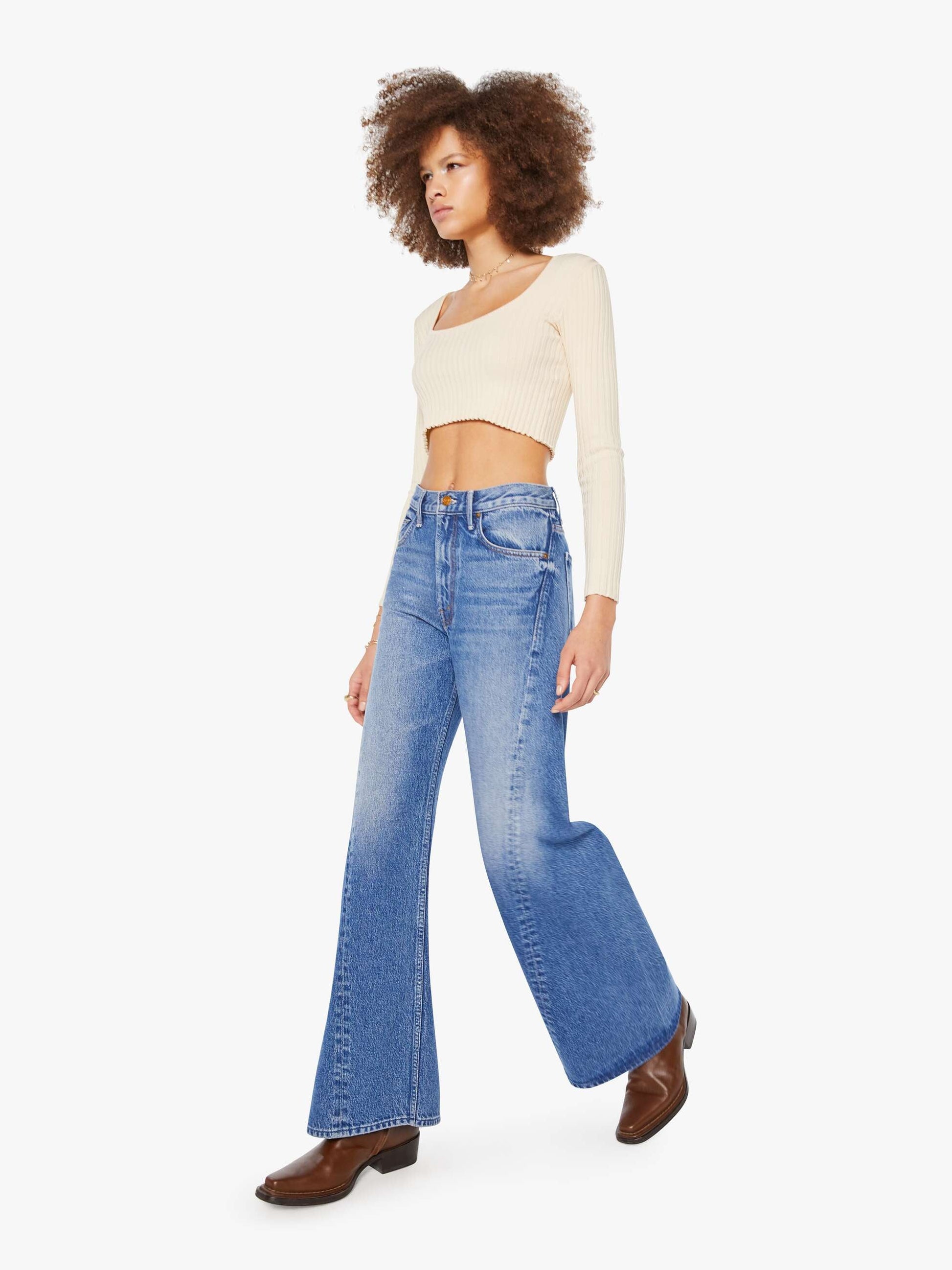 Mother Denim Women SNACKS! The Lemon Twist
