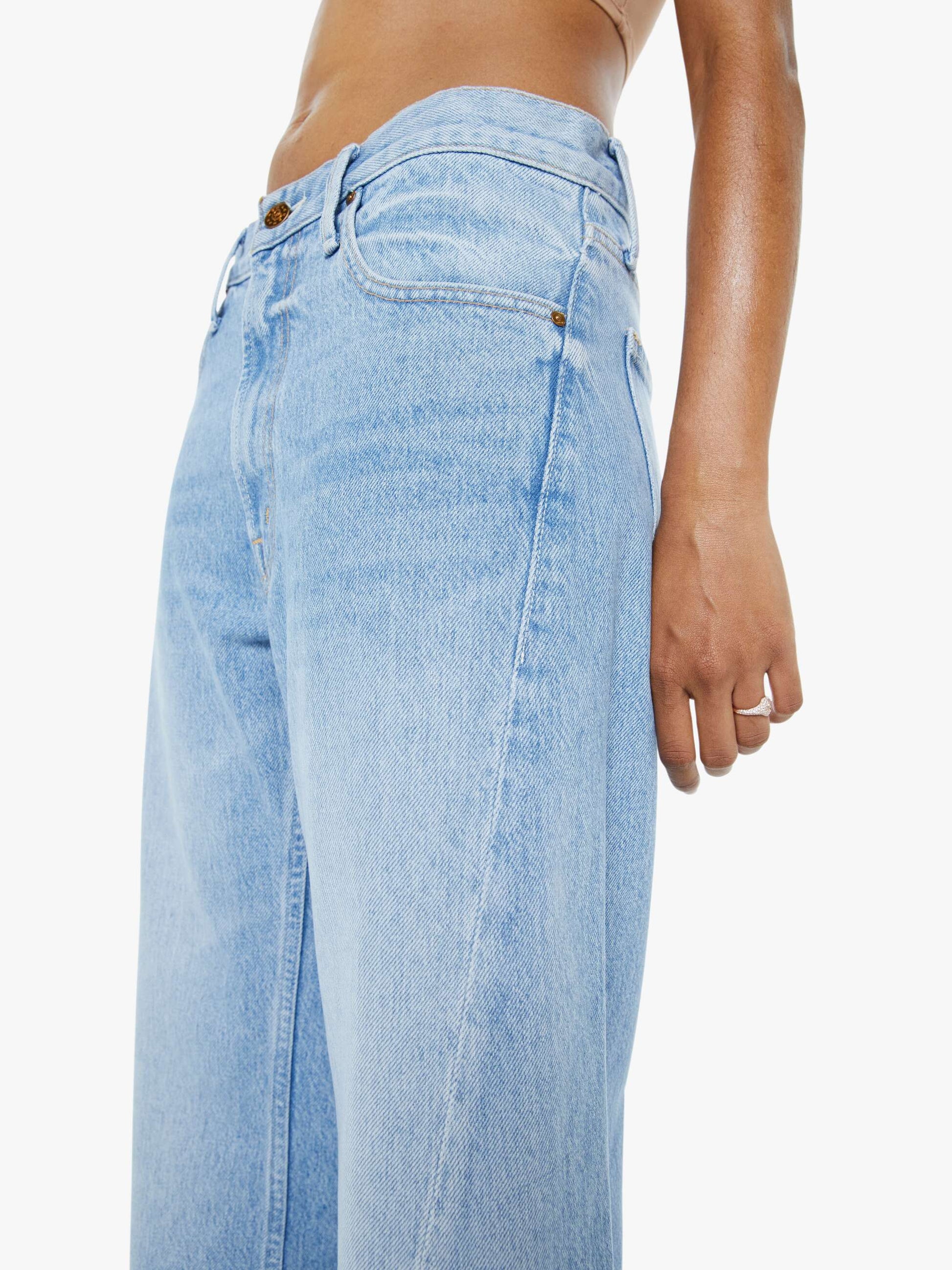 Mother Denim Women PETITES The Lil Lemon Twist Sneak