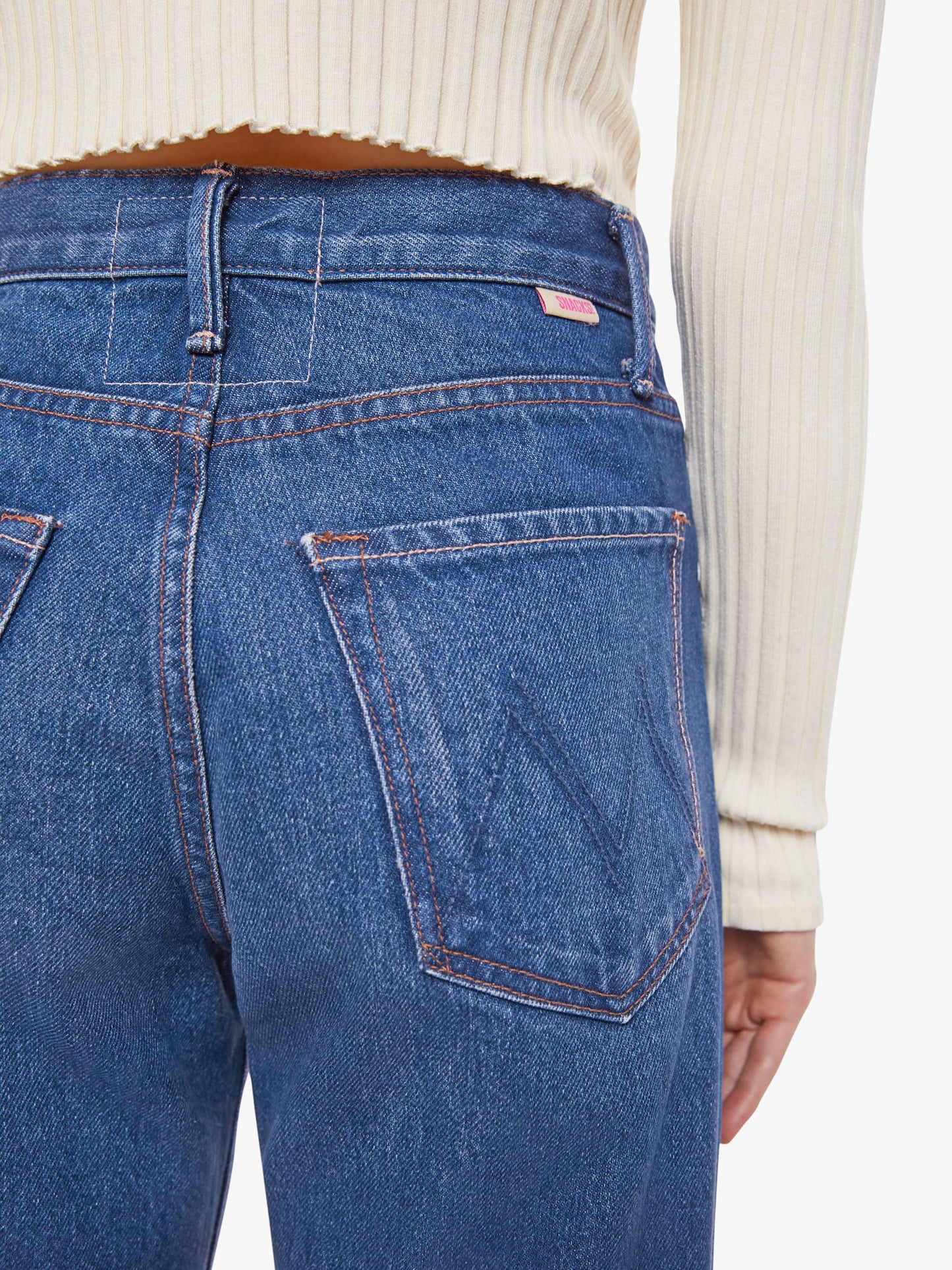 Mother Denim Women SNACKS! The Lemon Twist Sneak