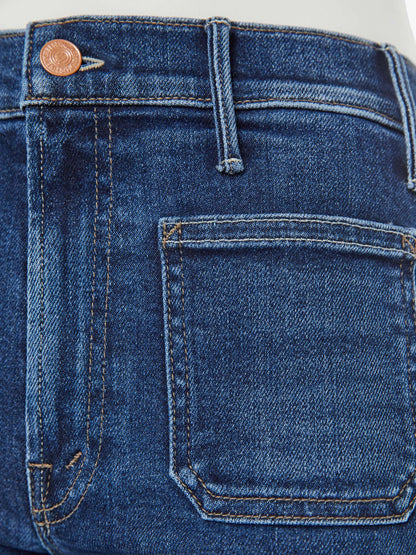 Mother Denim Women PETITES The Lil Hustler Roller Patch Pocket Skimp
