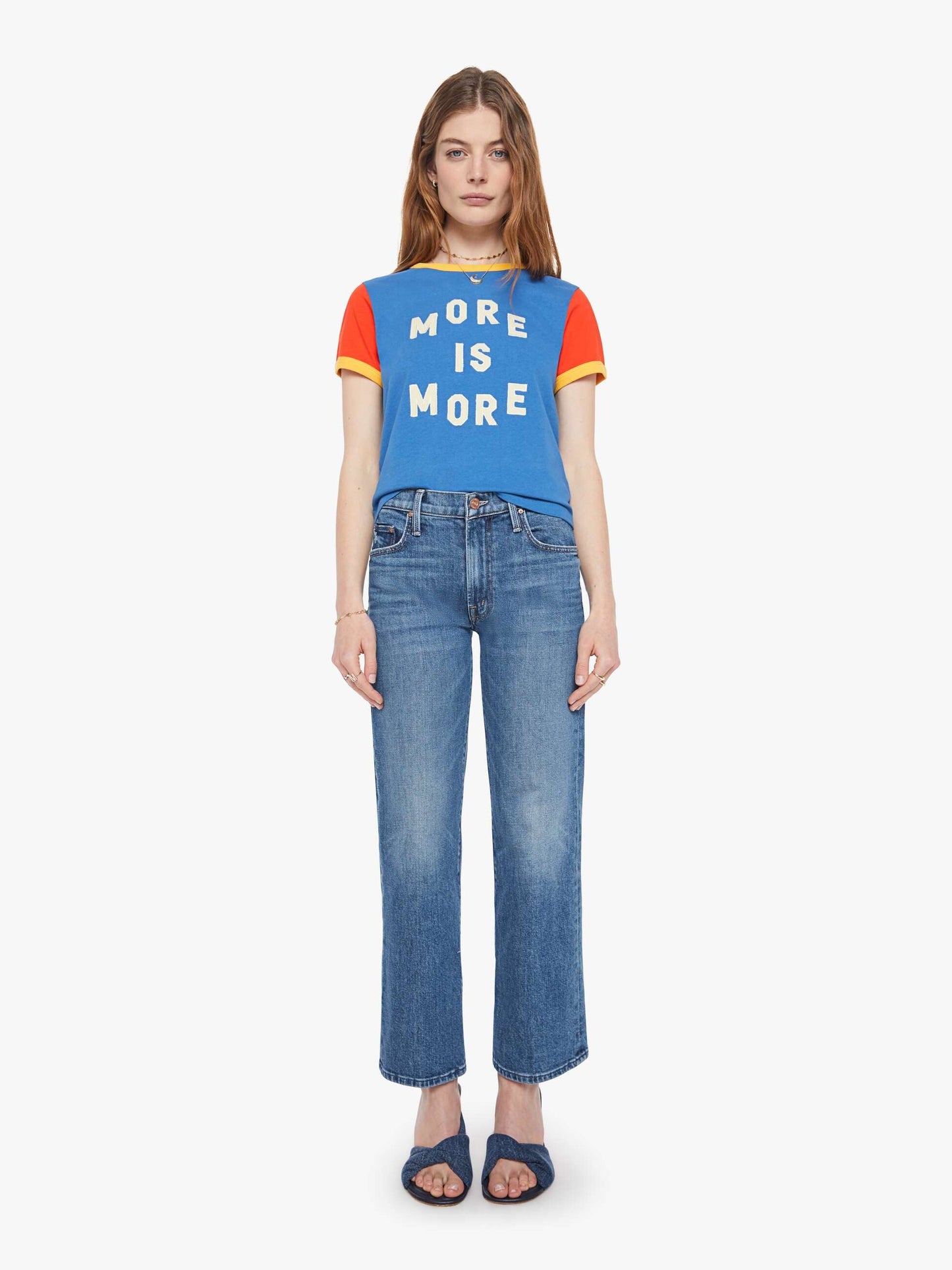 Mother Denim Women The Mid Rise Rambler Zip Ankle
