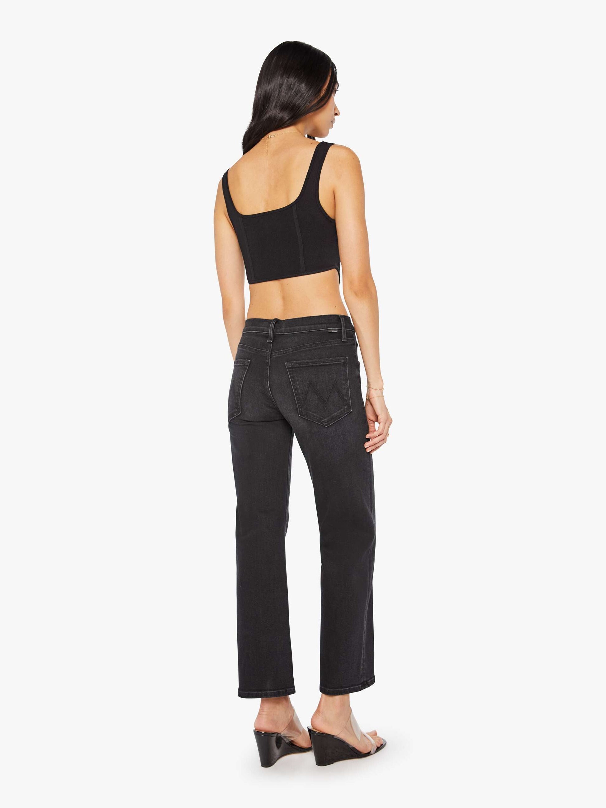 Mother Denim Women The Mid Rise Rambler Zip Flood
