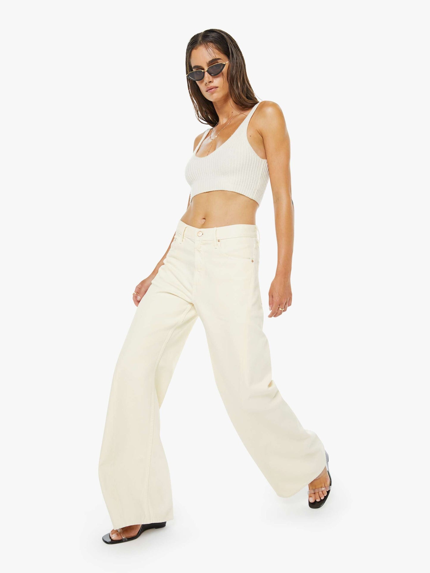 Mother Denim Women The Lemon Twist Sneak