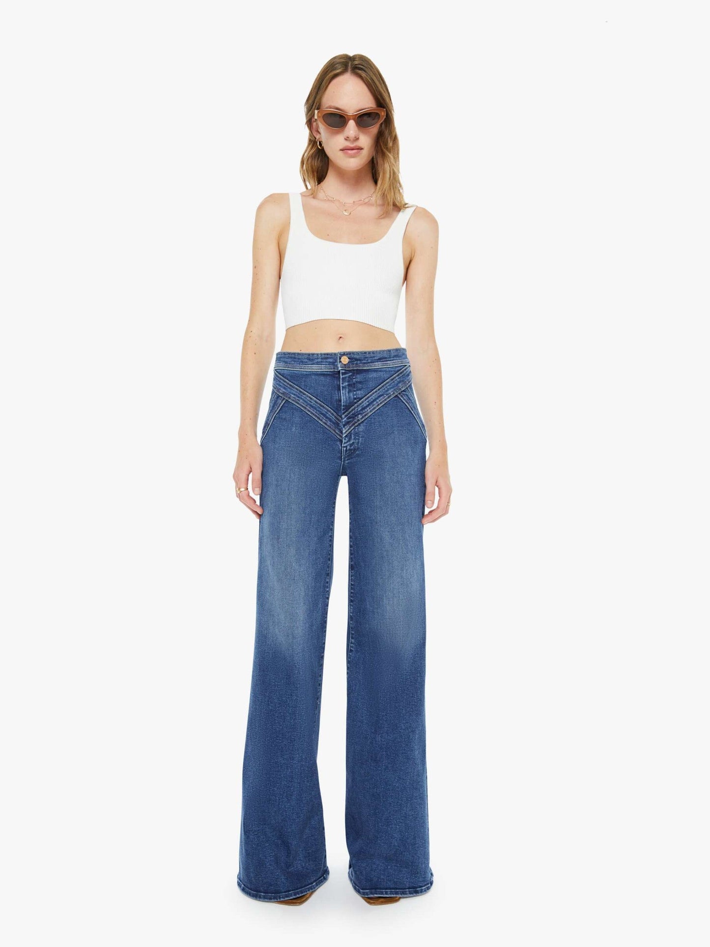 Mother Denim Women The Criss Cross Roller Heel