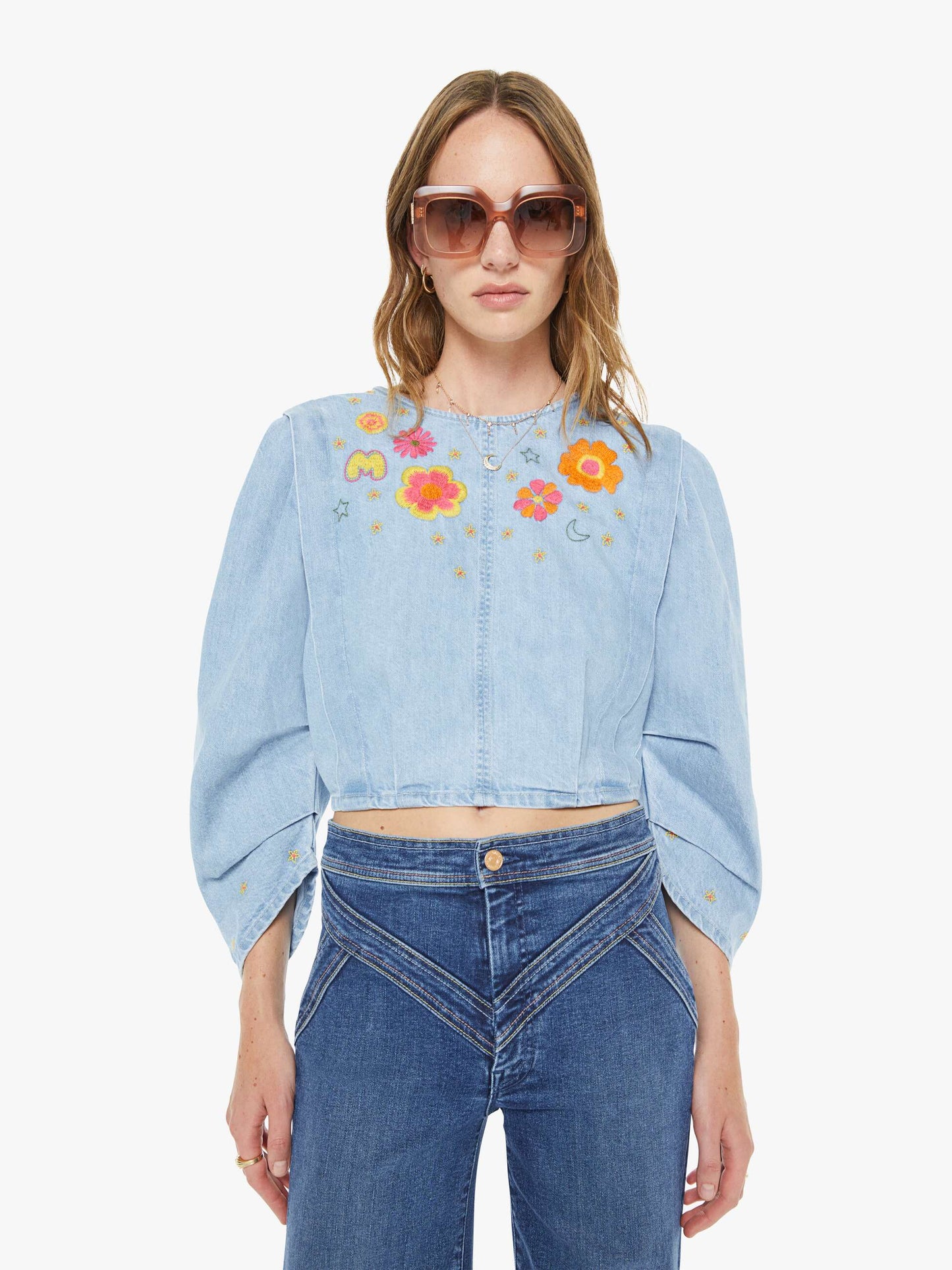 Mother Denim Women The Criss Cross Roller Heel