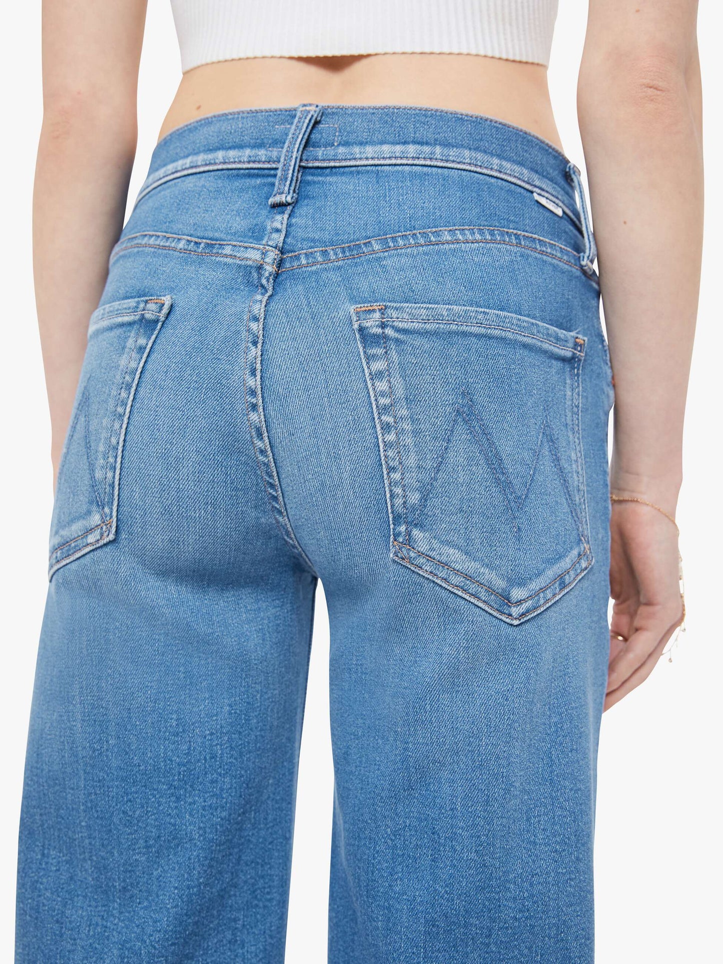 Mother Denim Women The Mid Rise Rambler Zip Ankle
