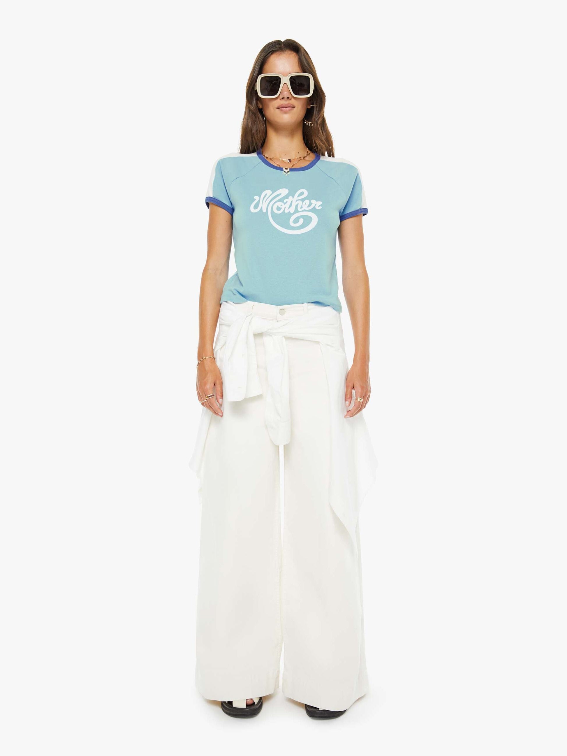 Mother Denim Women PETITES The Lil Mid Rise Headliner Sneak