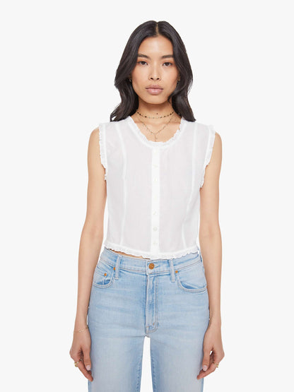 Mother Denim Women The Rambler Zip Slice Hover Fray
