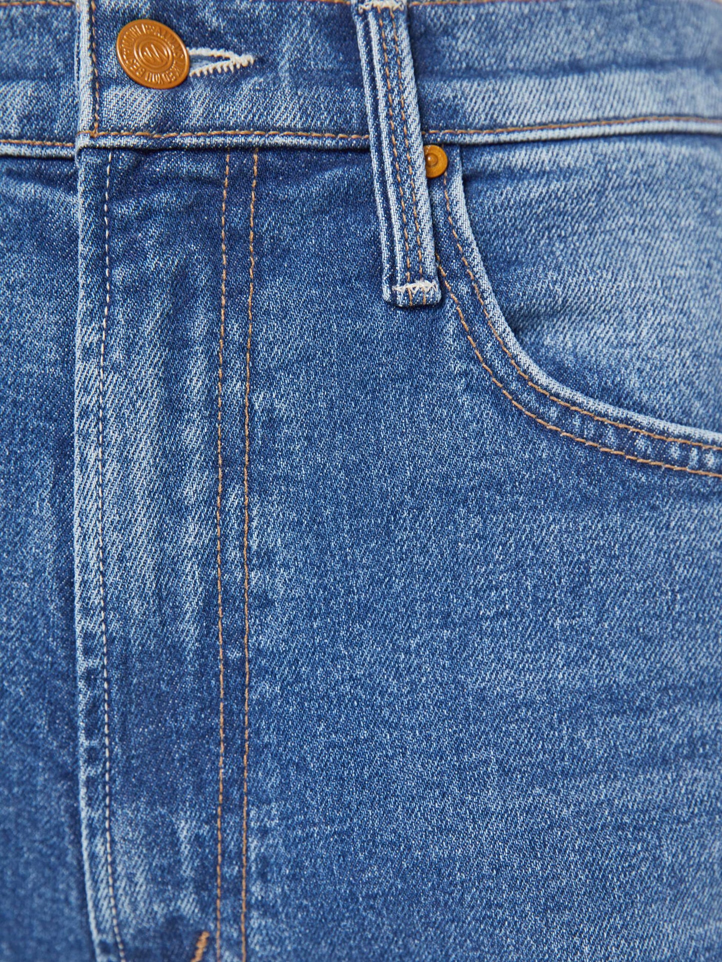 Mother Denim Women High Waisted Bookie Sneak