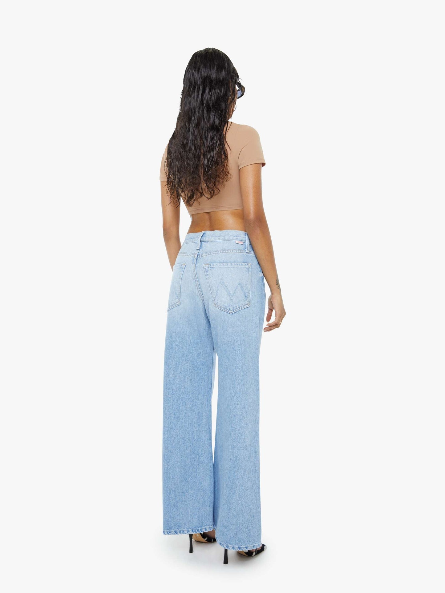 Mother Denim Women PETITES The Lil Lemon Twist Sneak
