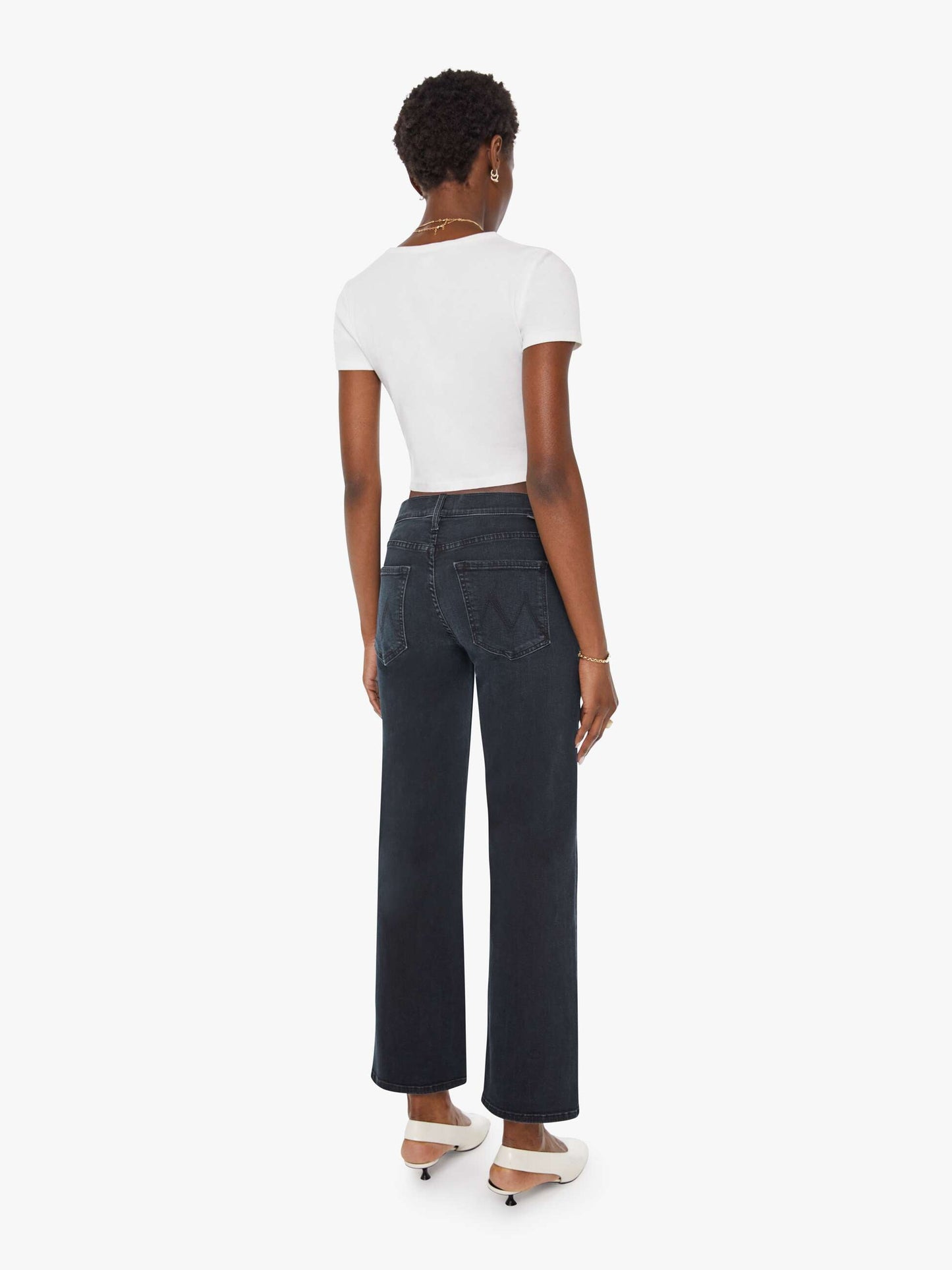 Mother Denim Women The Mid Rise Zip Rambler Ankle