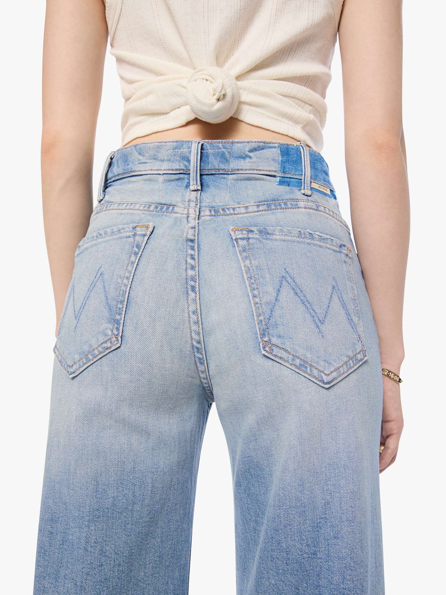 Mother Denim Women PETITES The Lil Hustler Roller Sneak
