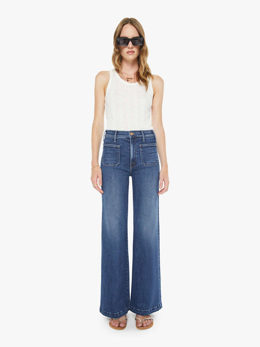 Mother Denim Women The Hustler Roller Patch Pocket Skimp