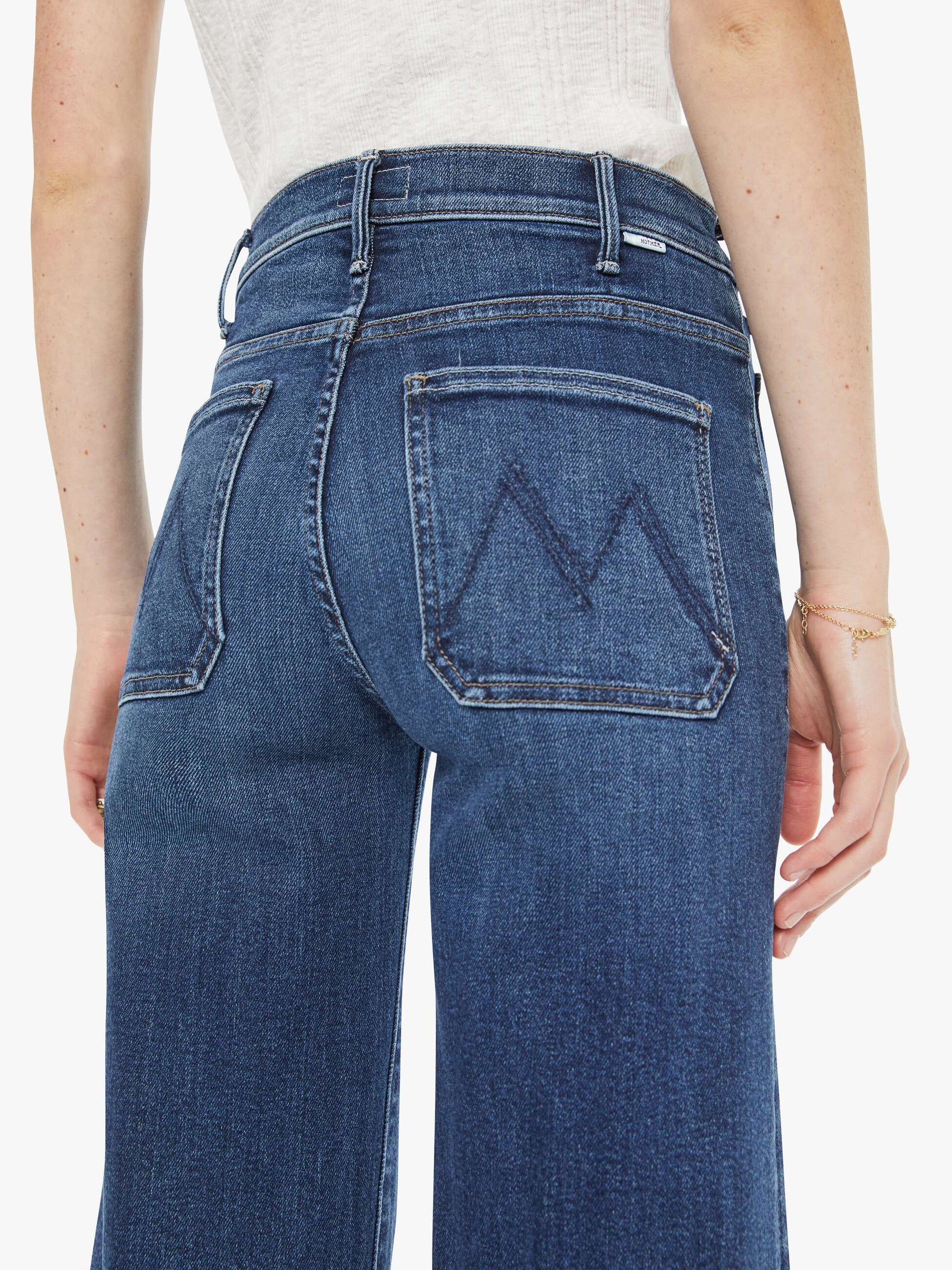 Mother Denim Women The Hustler Roller Patch Pocket Skimp