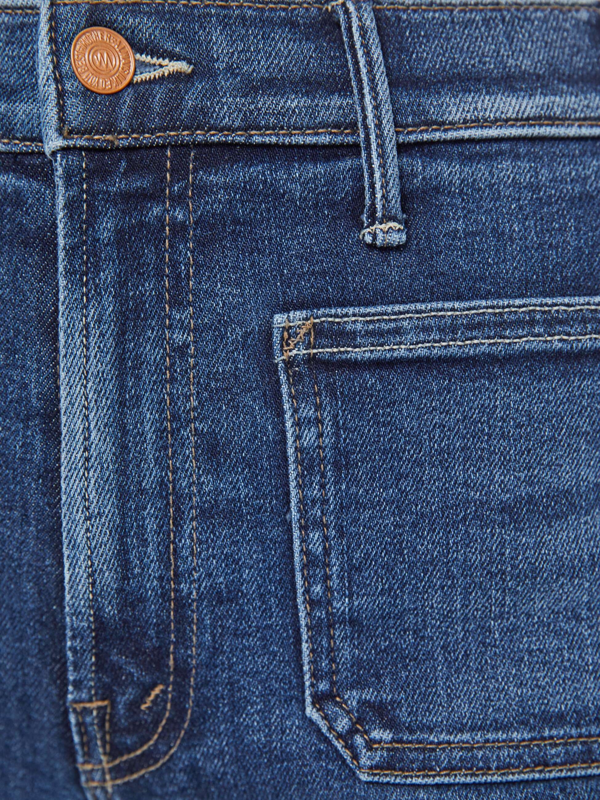 Mother Denim Women The Hustler Roller Patch Pocket Skimp