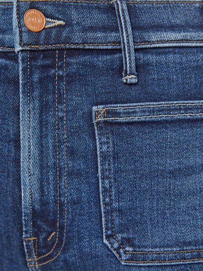 Mother Denim Women The Hustler Roller Patch Pocket Skimp
