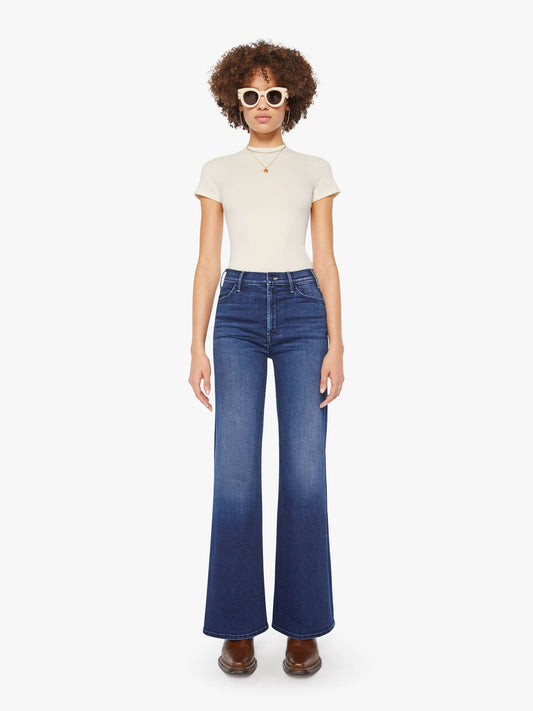 Mother Denim Women The Hustler Roller Sneak